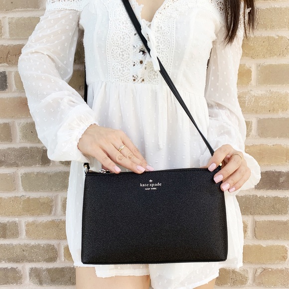 🇨🇦👜💕-Kate Spade ♠️ Glitter Crossbody - Picture 2 of 4
